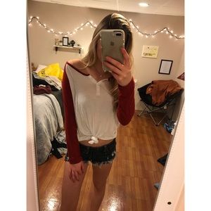 Baseball Long Sleeve Pocket Tee